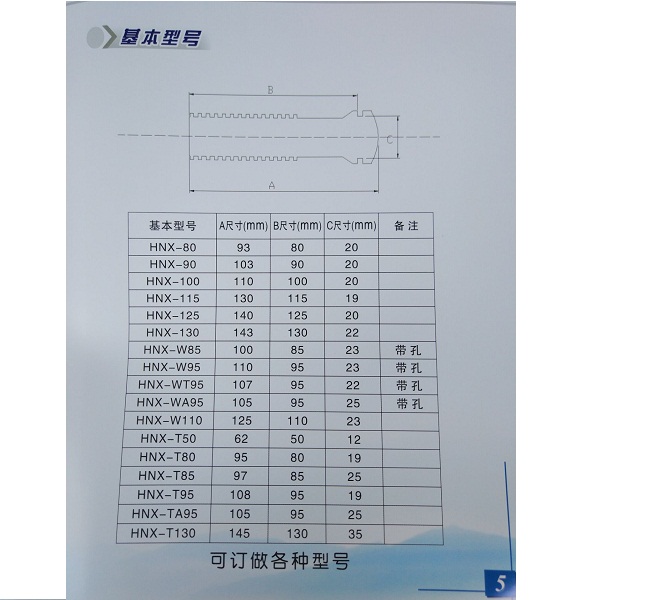 脱毛机胶棒型号图